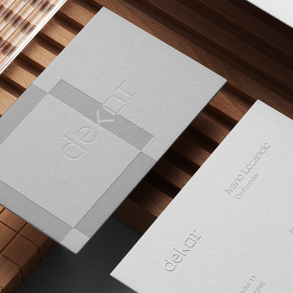 Dekor – Flourishing Architectural Studio With a New Name & Brand Identity Design