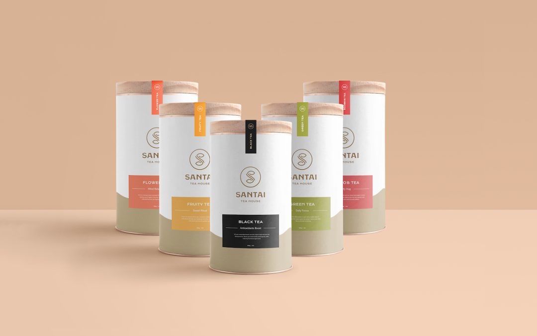 Santai – Growing Sustainable Organic Tea With a New Logo and Packaging Design