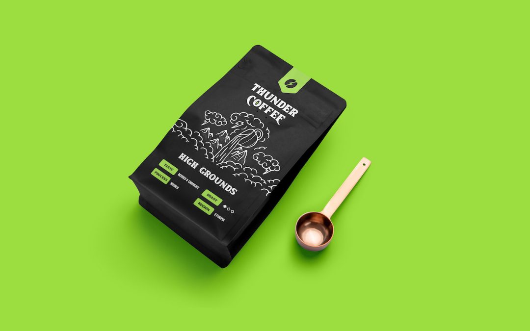 Thunder Coffee – Flourishing a Cool Coffee Brand Through New Unique Illustration and Animations